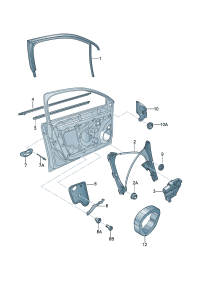 16D837461-Window regulator without m