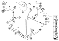17127568749-RADIATOR HOSE/E60