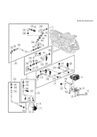 26362930-Hose, auxiliary heater outlet (incl. 25-32)