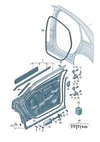 4N4833051A-Door assy-rr, lh