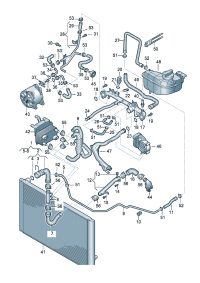 4E0121055M-WATER HOSE