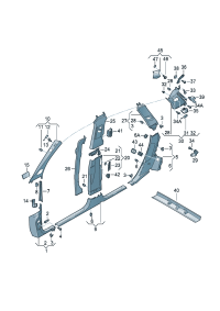 4M0867234FWO1-Trim-a pillar Removable: (moonlit silver)