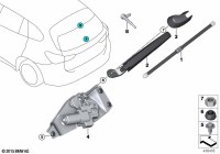 61627423865-WIPER BLADE-REAR-X5/E39