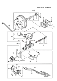 24517650-BOOSTER ASSY BRAKE