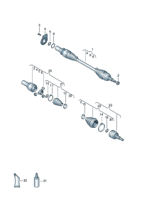 7H0498203A-Boot, band mounting Piece and grease  D  -16.06.2013