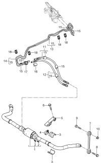 95534379300-STABILISER MOUNTING-PANAMERA