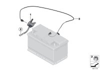 61219117877-IBS, battery lead negative