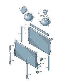 5Q0121407A-EXPANSION TANK- AUDI-Q7/TOUREG