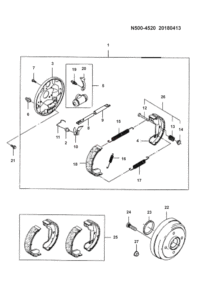 24540505-Brake assy-rr