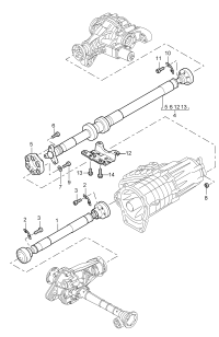 95542102000-Propeller shaft Deprecated parts