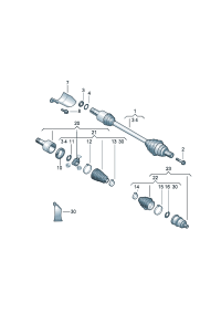 5QD407272AS-Band f joint Shaft, half swing  D-10.09.2016