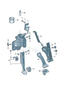 1K1721142G-PEDAL-BRAKE
