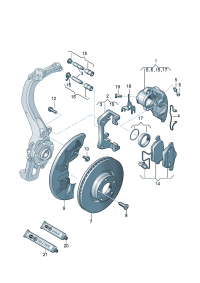 8E0615301R-BRAKE DISC/VW-TOUAREG/AUDI-Q7