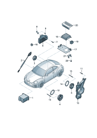 1K0035186AR-Car radio