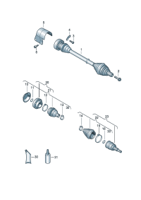 5QD407271AT-Band f joint Shaft, half swing  D  -06.09.2021