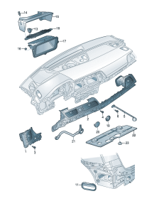 80D820901-AIR VENT/AUDI Q7/2007-2015