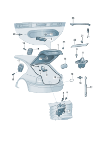 1ZD827550A-GAS SPRING VW TIGUAN