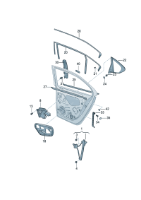 5GD839475-Weatherstrip, Strip garnish