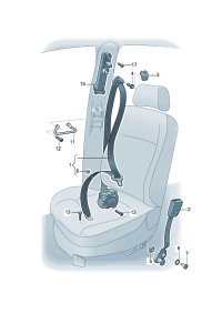 18D857705-S/belt assy -3 Atm & s/belt tensioner  [Note] * * * * * *