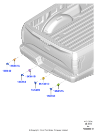 HC3Z15K859A-SENSOR PARKPILOT