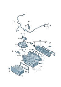 038906051B-Sensor assy-pressure Porsche panamera: