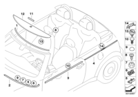 07131490537-CLIP,SIDE MOULDING