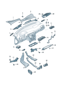 5GD819704IZY-Air outlet