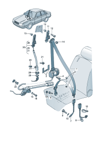 4E1857705WEB-S/belt assy -3 Atm & s/belt tensioner  **Install now only * * **(Jazz) when ordering