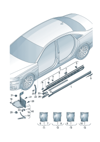 4N0853823A-Protector, stone strike