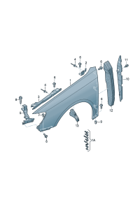 8V5821105A-THE WING IS FRONT LEFT