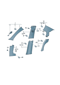 31G867233-Trim-a pillar