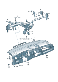7E1857003DE-Panel, instrument For use with a co-driver Models of air pillow   D  -18.12.2016