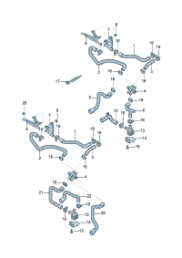 8R1819374A-Coolant hose