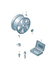 30G601025D-Wheel rim-aluminium alloy