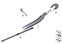 61627356763-WIPER BLADE-REAR-X5/E39