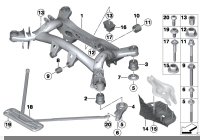 33316851656-Member, rear axle frame