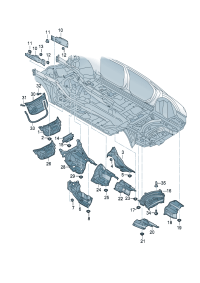 4N0825721C-HEAT SHIELD