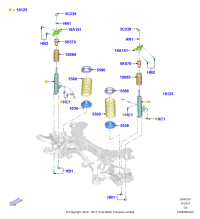 HG9Z18125E-Damper assy., l