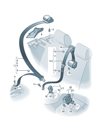 8U0857805-S/belt assy-tri Automatic unit  D  -16.09.2013
