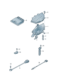 4G1907355B-Housing, control unit