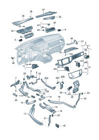 3CG819704-AIR VENT/AUDI Q7/2007-2015
