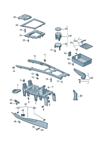 3D0864347C-Bracket Engine mounting For rear seat assy Vehicle type