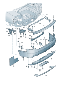 4F5807303-HOOD STAY BUSH