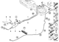 16127191147-Pipe, fuel feed, rear