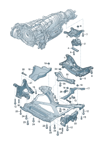 4K0399262J-RAIL-ROOF SIDE INR,RH