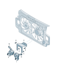 4FD951209C-Horn assy ZSB FANFARE DOPPELTON