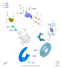 ML1Z2C026C-BRAKE DISC LR/RR SPORT/L320