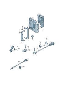 6R0906507F-BRACKET-CONTROL