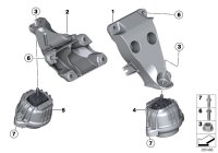 22116785695-Engine stay lh