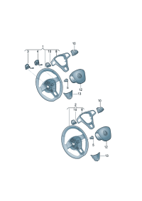 5NG419091E81U-Steering wheel